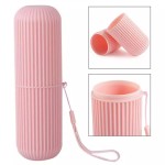 Toothbrush holder for travel, pink color, model R01DRO